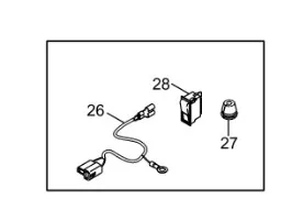 87447601 - Переключатель очистителя ветрового стекла